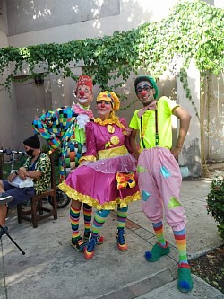 Junto a Colorín Tin Tin y Popina.