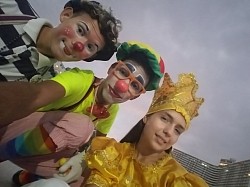 Con buenos colegas nuevamente en la piragua